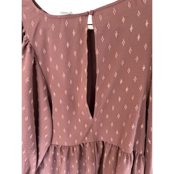 Melrose and Market Women's L Yoke, Y2K, Baby Doll Mini Dress, Flowy - Picture 9 of 9